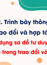 Chủ đề E2 - Bài 2. Sử dụng sơ đồ tư duy trình bày thông tin trong trao đổi và hợp tác